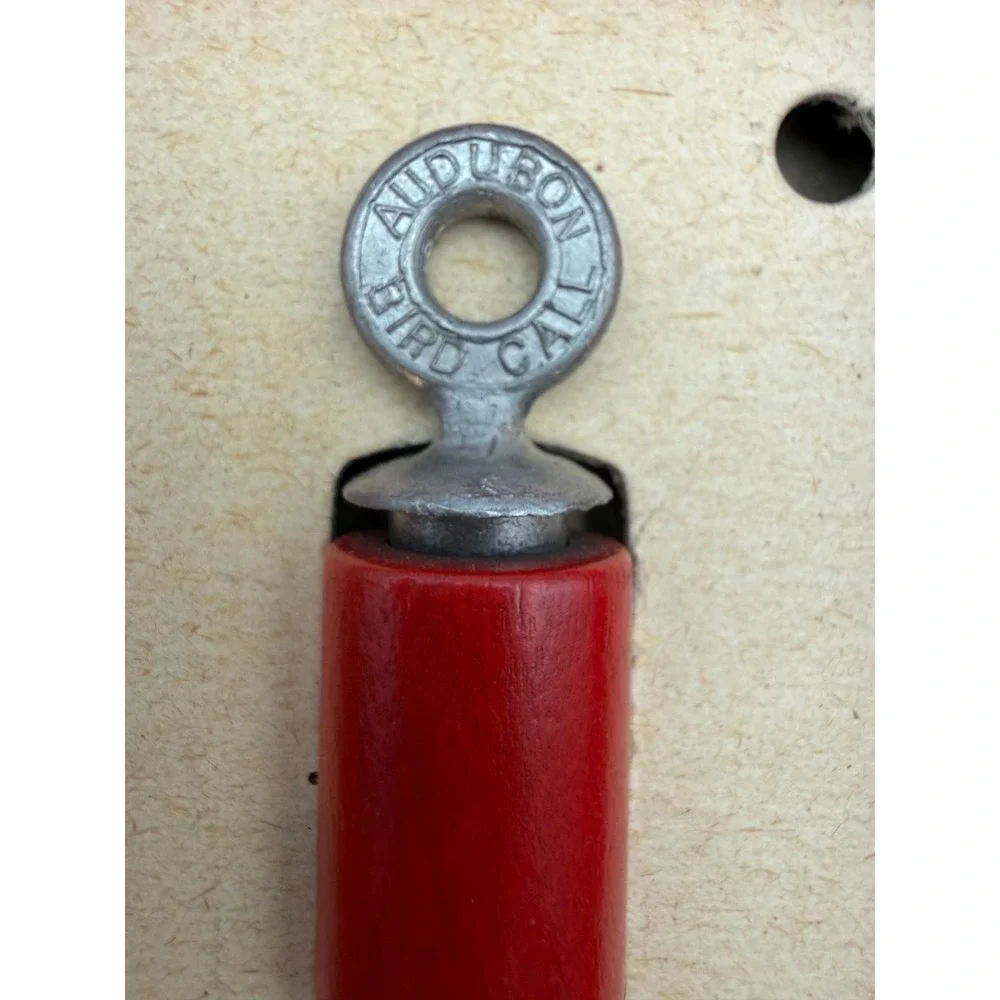 Audubon Bird Call, Red, Resin not included, USA